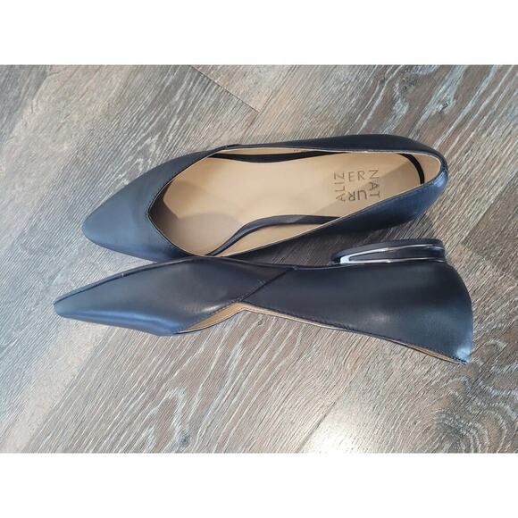 Naturalizer Women's Havana Slip On's Flats Black Leather size 8.5 Wide - Picture 4 of 7